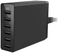 Зарядное устройство сетевое Anker PowerPort A2123L12 6*USB Type-А, 60W, чёрное