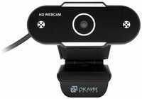 Веб-камера Oklick OK-C012HD черный 1Mpix (1280x720) USB2.0 с микрофоном 1455503