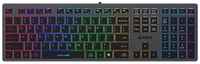 Клавиатура A4Tech Fstyler FX60 серый USB slim Multimedia LED (1789313) (FX60 GREY / NEON)