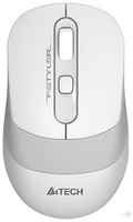 Мышь Wireless A4Tech Fstyler FG10S белый / серый оптическая (2000dpi) silent (4but) (1204069) (FG10S WHITE)