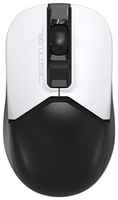 Мышь Wireless A4Tech Fstyler FG12S Panda белый / черный оптическая (1200dpi) silent (3but) (1454159)