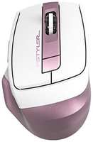 Мышь Wireless A4Tech Fstyler FG35 розовый / белый оптическая (2000dpi) (6but) (1192151) (FG35 PINK)
