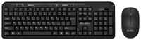 Клавиатура и мышь Wireless Sven KB-C3200W SV-019044 клавиатура: чёрная, 115кл, мышь: чёрная, 4 кл, 2000 dpi