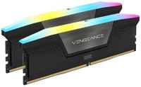 Модуль памяти DDR5 32GB (2*16GB) Corsair CMH32GX5M2B5200C40 VENGEANCE RGB PC5-41600 5200MHz CL40 радиатор 1.25V