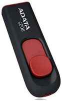 Накопитель USB 2.0 32GB ADATA Classic C008 черный / красный (AC008-32G-RKD)