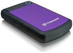 Внешний диск HDD 2.5'' Transcend TS1TSJ25H3P 1TB StoreJet 25H3 USB 3.0 фиолетовый