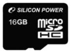 Карта памяти 16GB Silicon Power SP016GBSTH010V10-SP MicroSDHC class 10 + SD adapter 969690169