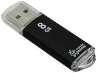 Накопитель USB 2.0 8GB SmartBuy SB8GBVC-K V-Cut черный