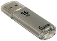 Накопитель USB 2.0 16GB SmartBuy SB16GBVC-S V-Cut серебристый