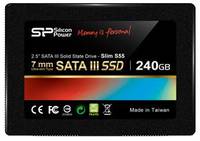 Накопитель SSD 2.5'' Silicon Power SP240GBSS3S55S25 Slim S55 240GB Phison PS3108 SATA 6Gb / s 550 / 450MB / s MTBF 1.5M 7mm