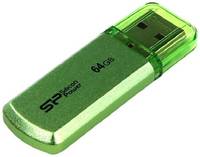 Накопитель USB 2.0 64GB Silicon Power Helios 101 SP064GBUF2101V1N зеленый
