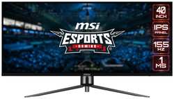 Монитор 40″ MSI MAG401QR 9S6-3EA54H-005 3440x1440, 21:9, IPS, 155Hz, 1ms, 400cd, 178гр/178гр, HDMI, DP, USB