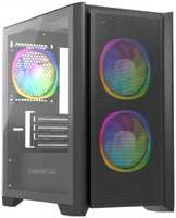 Корпус mATX Powercase Alisio Micro Z3B ARGB CAMZB-A3 черный, без БП, Tempered Glass, USB3.0, 2*USB2.0, HD Audio