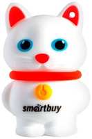 Накопитель USB 2.0 64GB SmartBuy SB64GBCatW Wild series Котёнок белый