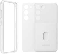 Чехол Samsung EF-MS911CWEGRU (клип-кейс) для Samsung Galaxy S23 Frame Case белый