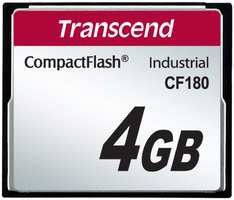 Промышленная карта памяти CompactFlash 4GB Transcend TS4GCF180 CF180, 84 / 70MB / s, 53TBW