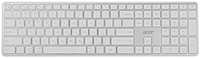 Клавиатура беспроводная Acer OKR301 ZL.KBDEE.015 белый / серебристый USB, BT / Radio slim Multimedia