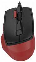 Мышь A4Tech Fstyler FM45S Air красная / черная, оптическая, 2400dpi, silent, USB, 7but (1971501) (FM45S AIR USB (SPORTS RED))
