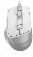 Мышь A4Tech Fstyler FM45S Air белая / серебристая, оптическая, 2400dpi, silent, USB, 7but (1971511) (FM45S AIR USB (SILVER WHITE))