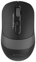 Мышь Wireless A4Tech Fstyler FG10CS Air черная / серая, оптическая, 2000dpi, silent, USB, 4but (1968075) (FG10CS AIR STONE GREY)