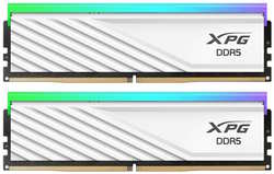 Модуль памяти DDR5 32GB (2*16GB) ADATA AX5U6400C3216G-DTLABRWH XPG Lancer Blade RGB PC5-51200 6400MHz CL32 1.4V