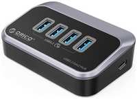 Концентратор Orico M34A-G2 4*USB-A 3.2 Gen2, 10 Гбит / с, подключение через USB-C, кабель 0,5м, черный (ORICO-M34A-G2-05-BK-BP)