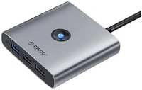 Док-станция Orico FAX3-5P 5-в-1, вход USB-C, выход 1*USB-A, 5 Гбит / с, 2*USB-A, 480 Мбит / с, 1*PD 60 Вт, 1*HDMI 4K / 30 Гц, серая (ORICO-FAX3-5P-GY-EP)