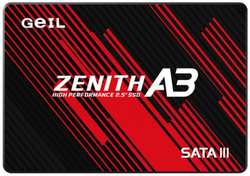 Накопитель SSD 2.5'' Geil A3AC16D500A ZENITH A3 500GB SATA 6Gb/s 500/450MB/s