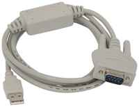 Адаптер Cablexpert AM / DB9М UAS111 USB-Serial (COM) RS232, 1.8 м, WinXP-Win10, цвет: белый, пакет