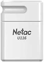 Накопитель USB 2.0 4GB Netac NT03U116N-004G-20WH белый