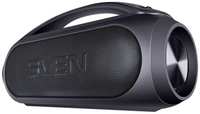 Портативная акустика 2.0 Sven АС PS-380 черная (40 Вт, Waterproof (IPx5), TWS, BT, FM, USB, 3000мА*ч) (SV-021290)