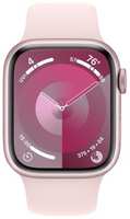 Часы Apple Watch S9 45mm Pink Aluminium Case with Light Pink Sport Band - S / M (MR9G3)