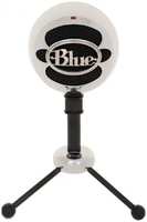 Микрофон Snowball 988-000175 конденсаторный, кардиоидный и всенаправленный, настольный, проводной USB, хром