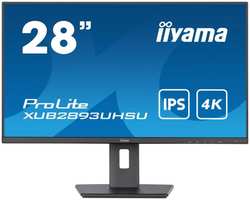 Монитор 28″ Iiyama ProLite XUB2893UHSU-B5 3840x2160, 3ms, 300кд / м2, 1000:1, 80000000:1, 178° / 178°, IPS, 16:9, 60Hz, HDMI, HAS Piv, DP 4K, USB