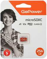 Карта памяти 256GB GoPower 00-00025684 microSDXC Class10 UHS-I (U3) 100 МБ/сек V30 без адаптера