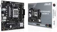 Материнская плата mATX ASUS PRIME A620M-K (AM5, AMD A620, 2*DDR5 (7200), 4*SATA 6G RAID, M.2, 2*PCIE, Glan, VGA, HDMI, 4*USB 3.2, 2*USB 2.0)