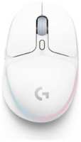 Мышь Wireless Logitech G705 910-006367 игровая, Bluetooth, белая