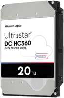 Жесткий диск 20TB SAS 12Gb/s Western Digital WUH722020BL5204 Ultrastar DC HC560 3.5″ 7200rpm 512MB 512e/4Kn (0F38652)