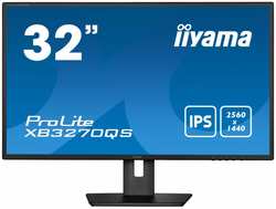 Монитор 31,5″ Iiyama XB3270QS-B5 черный, IPS LCD, 16:9, HDMI, 300 кд / м2, 1200:1, 4ms, 2560х1440, 178° / 178°, DP