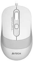 Мышь A4Tech FM10S USB WHITE белый / серый оптическая (1600dpi) silent USB (4but) 1929946