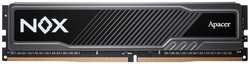 Модуль памяти DDR4 32GB Apacer AH4U32G32C282MBAA-1 NOX Black Gaming PC4-25600 3200MHz CL16 1.35V Heat Sink (Retail) 2048*8