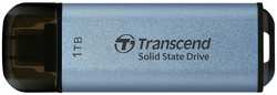 Внешний SSD USB 3.2 Gen 2 Type-C Transcend TS1TESD300C ESD300C 1TB 1050 / 950 MB / s голубой