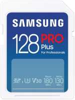 Карта памяти 128GB Samsung MB-SD128S/EU PRO Plus, SDXC, Class 10, A2, V30, UHS-I (U3), 130/180MB/s