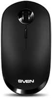 Мышь Wireless Sven RX-570SW черная (2.4GHz, BT, бесшумные клавиши., АКБ, 3+1кл., ST, 800-1600DPI, блист.)