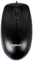 Мышь Logitech B100 910-005547 black, USB, оптическая, 800dpi, 2but
