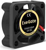 Вентилятор для корпуса Exegate EX295212RUS 25x25x10 мм, 10000rpm, 2.4CFM, 22dBA, 2-pin