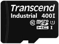Промышленная карта памяти MicroSDHC 16Gb Transcend TS16GUSD400I UHS-I U3, MLC, Wide Temp