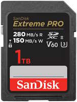 Карта памяти SDXC 1TB SanDisk SDSDXEP-1T00-GN4IN Extreme PRO, UHS-II, C10, U3, V60, 280 / 150MB / s