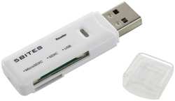 Карт-ридер 5bites RE3-200WH USB3.0, SD, TF, USB PLUG, white