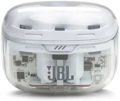 Наушники беспроводные JBL Tune Beam Ghost вкладыши, белые, BT, в ушной раковине (2000626) (JBLTBEAMGWHTAS)